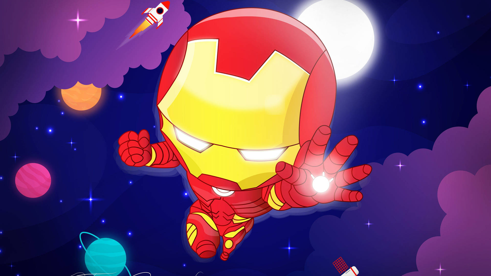 Chibi Iron Man Wallpaper