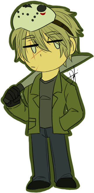 Chibi Jason Voorhees Cartoon PNG