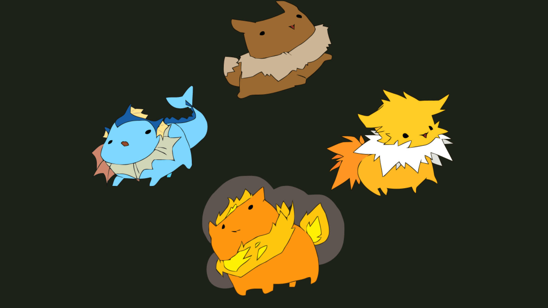 Chibi Jolteon And Eeveelutions Picture