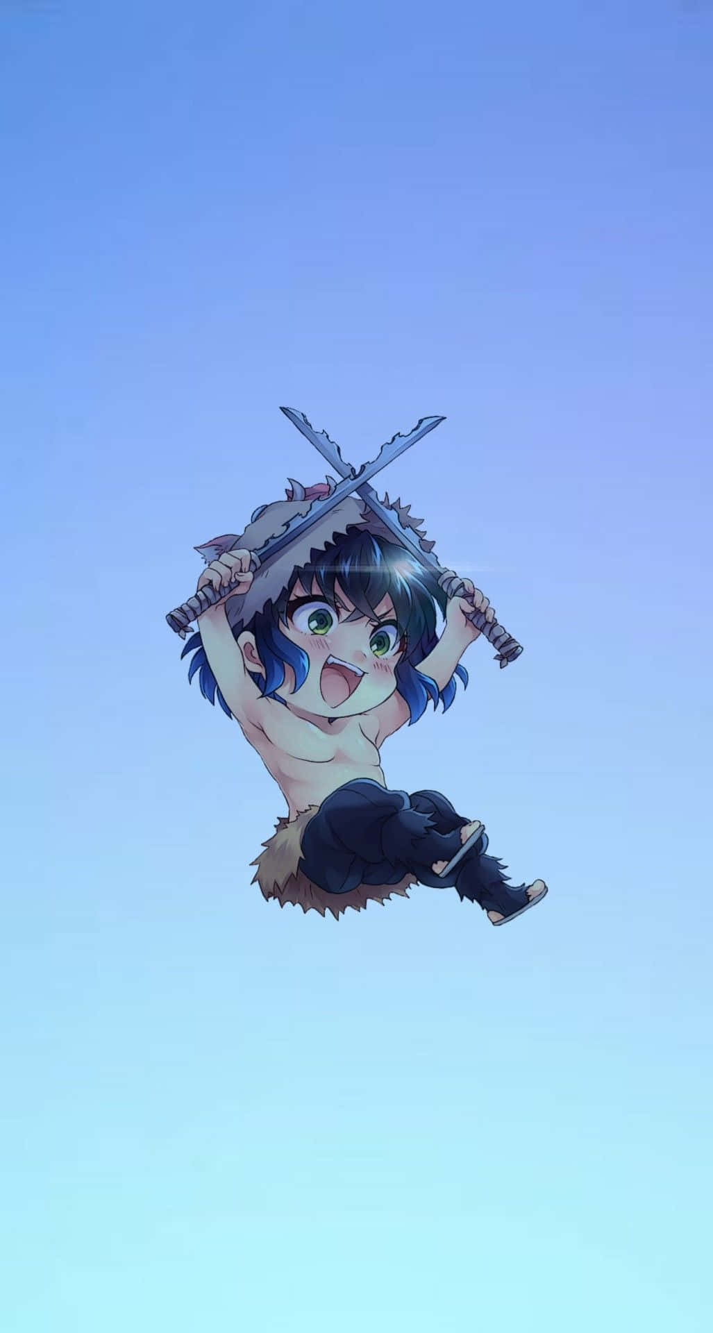 Chibi Jump Inosuke PFP Wallpaper