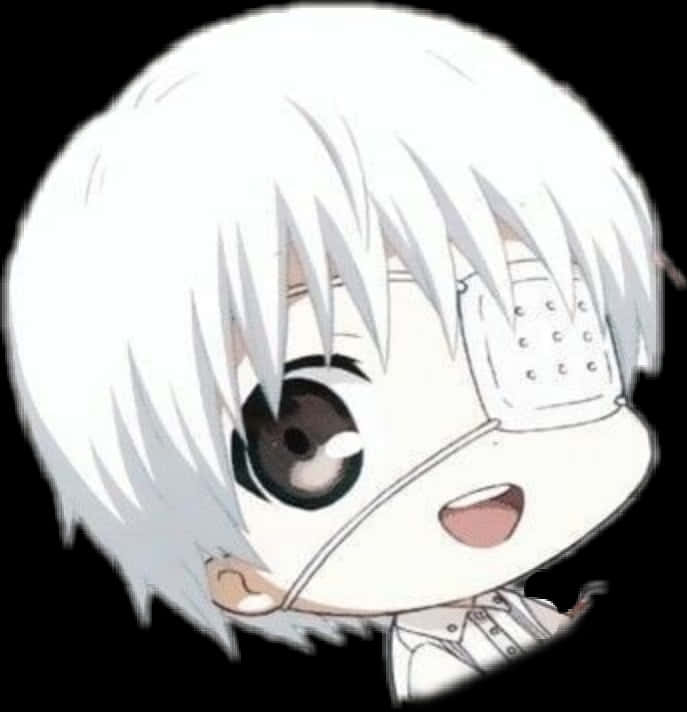 Download Chibi Kaneki Cute Expression | Wallpapers.com