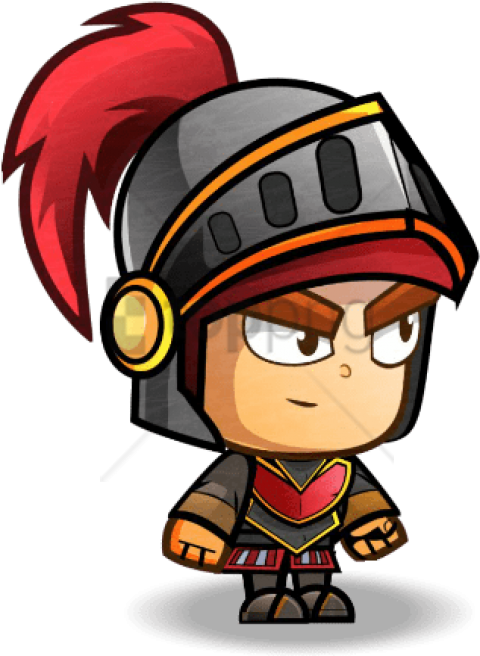 Chibi Knight Character PNG