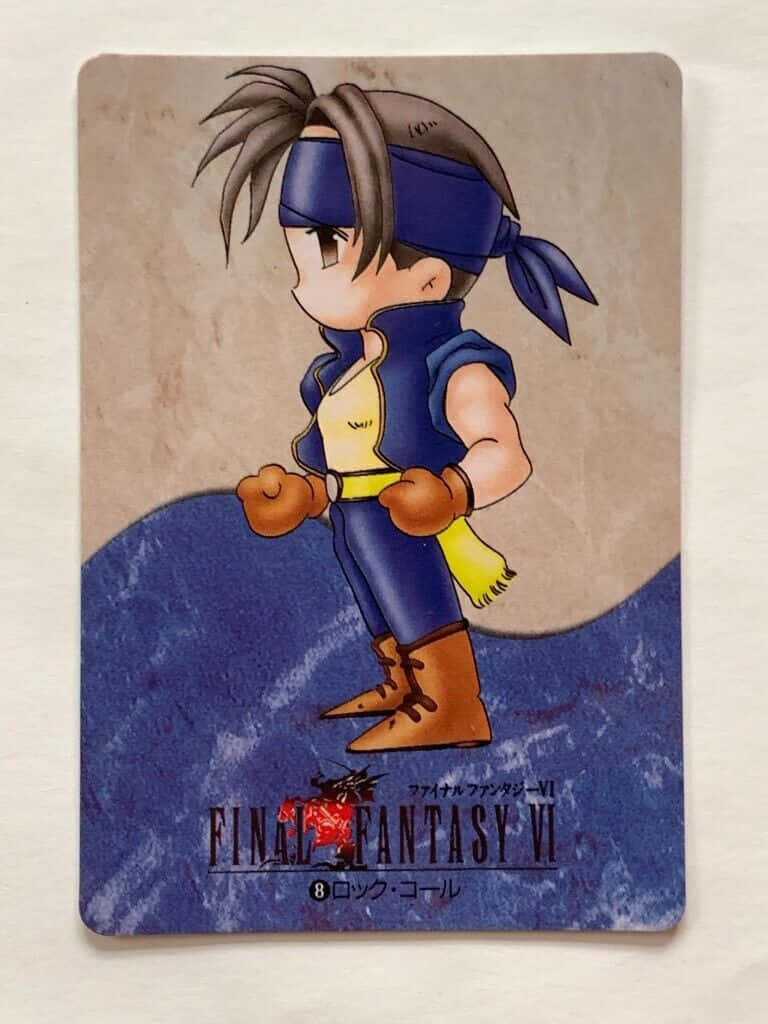 Chibi Locke De Final Fantasy Vi Sur Carte Fond d'écran