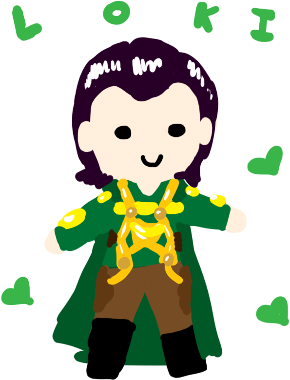 Chibi Loki Artwork PNG