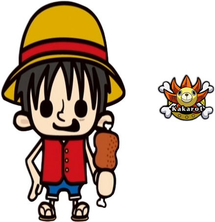 Chibi Luffy One Piece Character PNG