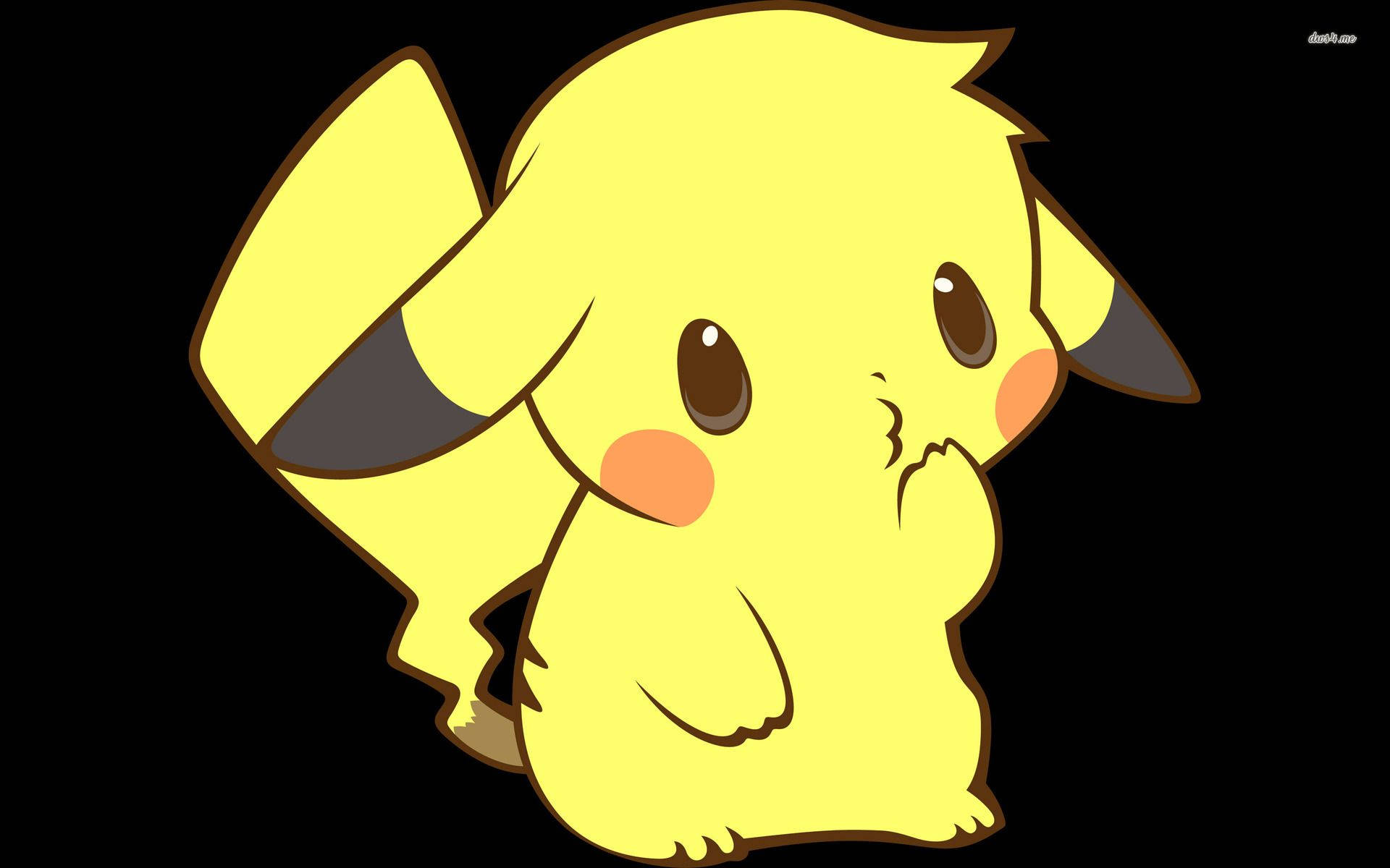 Chibi Pikachu Art Wallpaper