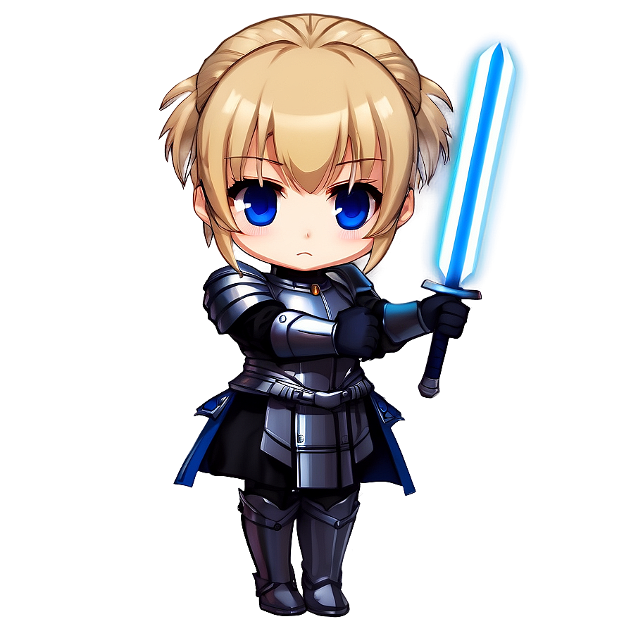 Download Chibi Saber Cute Png Wtx10 | Wallpapers.com