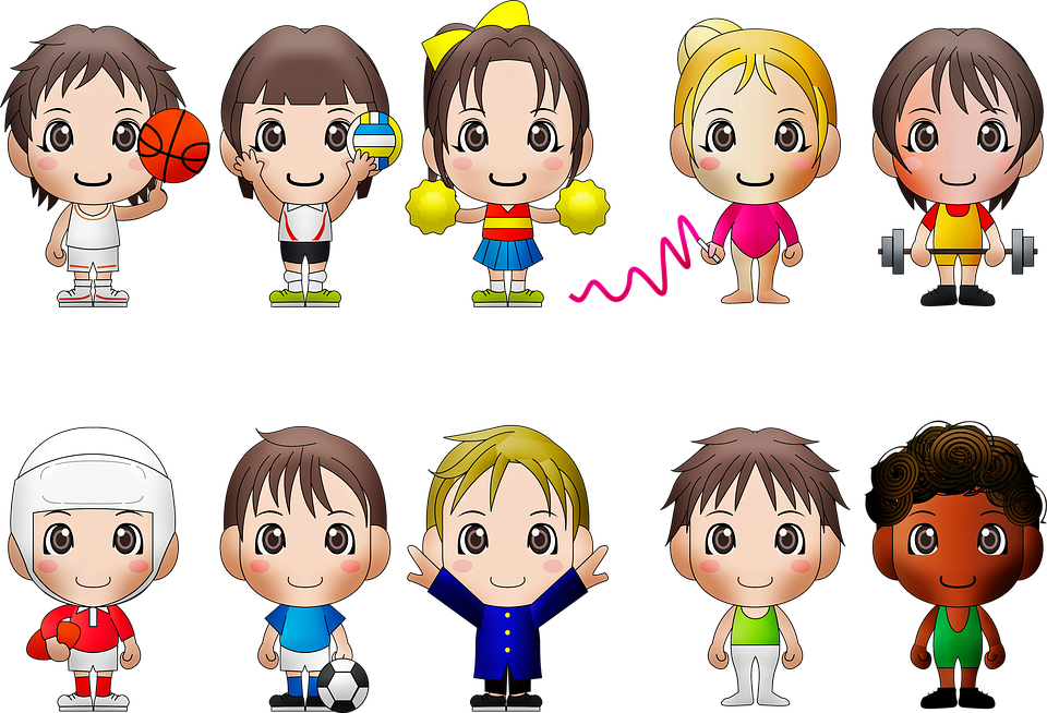 Chibi Sports Characters Set.png PNG
