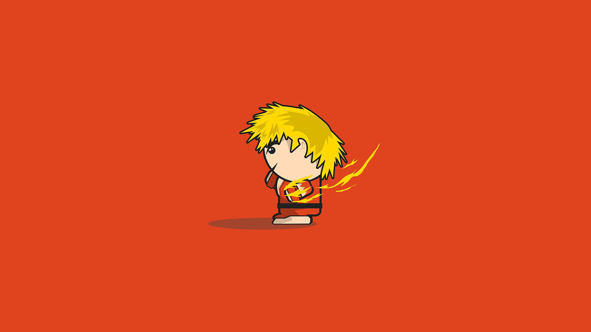 Chibi Style Ken Street Fighter Wallpaper