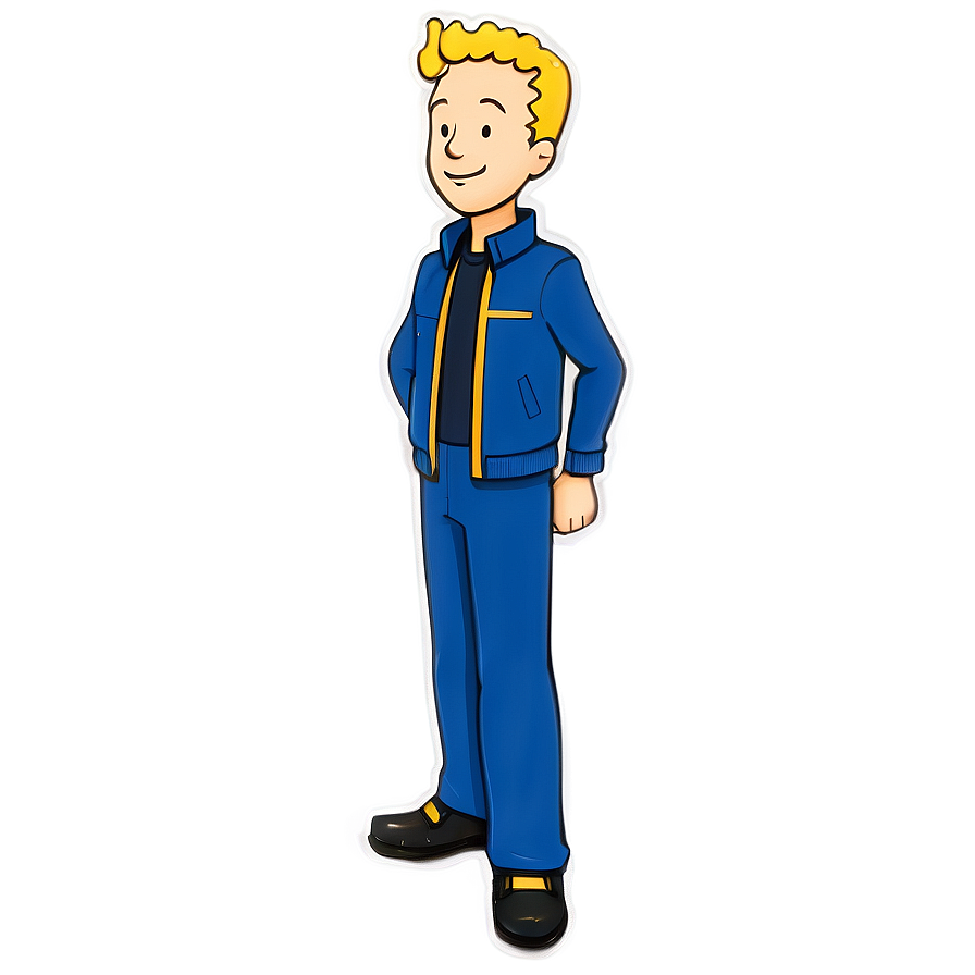 Chibi Style Vault Boy Png Okf58 PNG