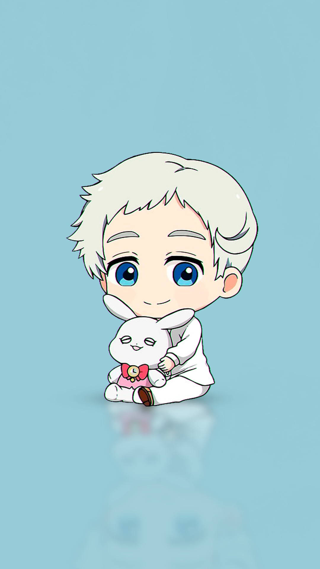 Chibi The Promised Neverland Norman Wallpaper
