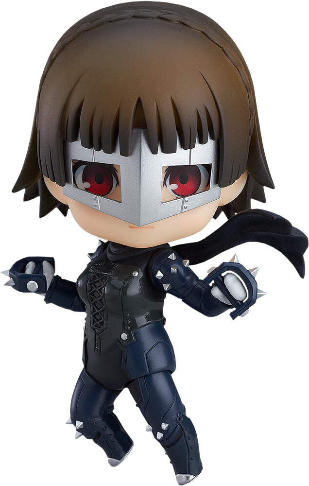 Chibi Thief Figure Stealthy Pose PNG