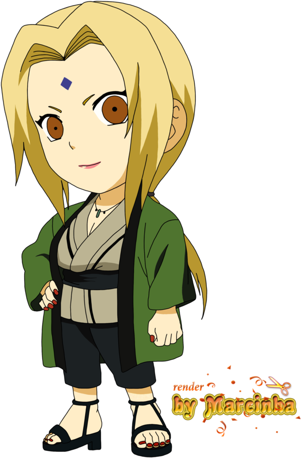 Chibi Tsunade Naruto Character PNG