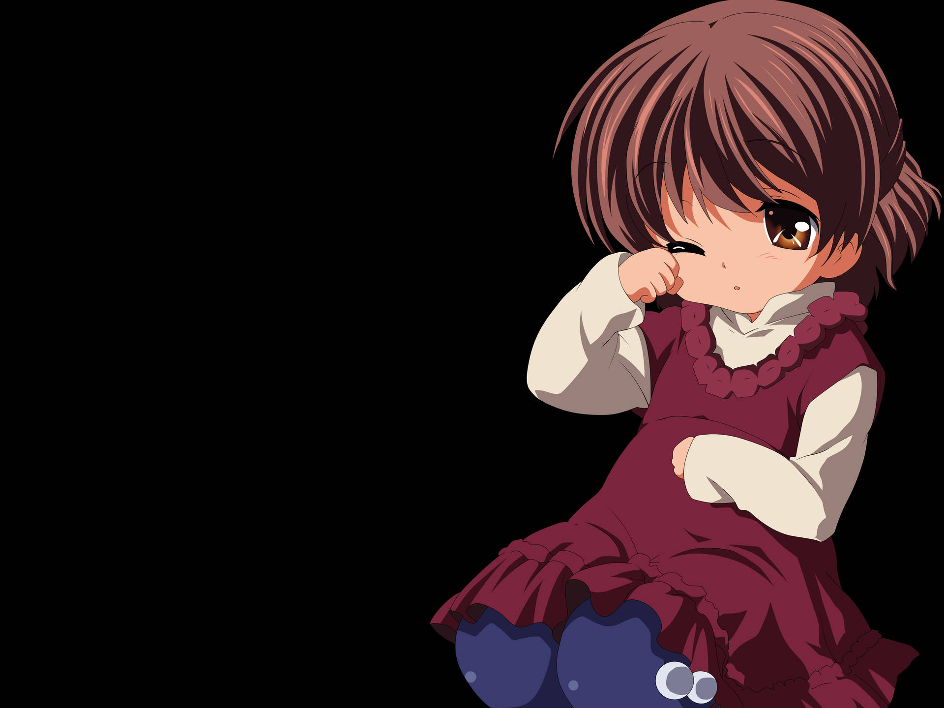 Clannad After Story, cute, anime, flowers, child, anime girl, clannad, HD  wallpaper