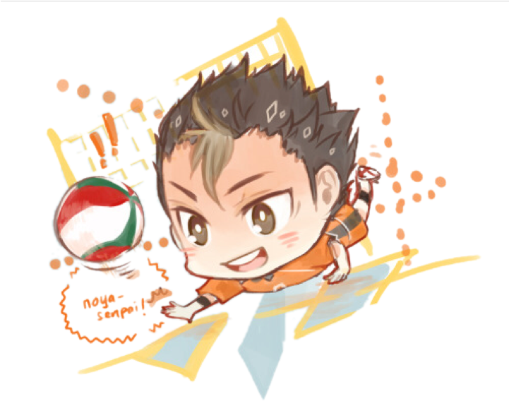 Chibi Volleyball Player Haikyuu PNG