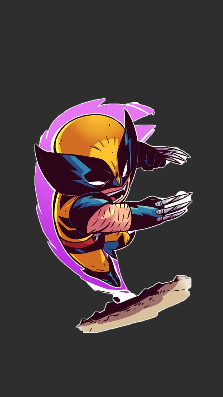 Chibi Wolverine Claws Wallpaper