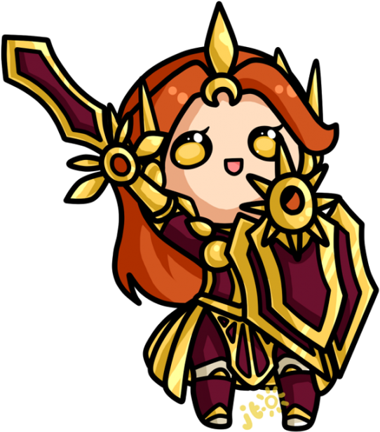 Chibi_ Leona_ League_of_ Legends PNG