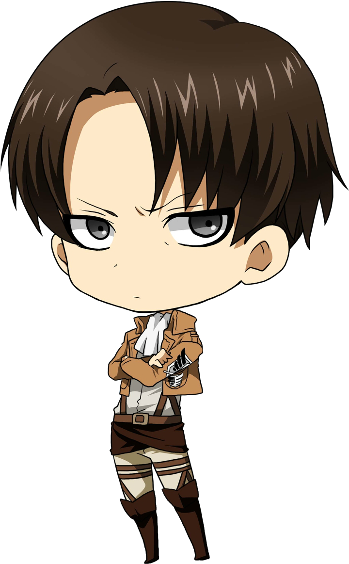 Chibi_ Levi_ Ackerman_ Attack_on_ Titan PNG