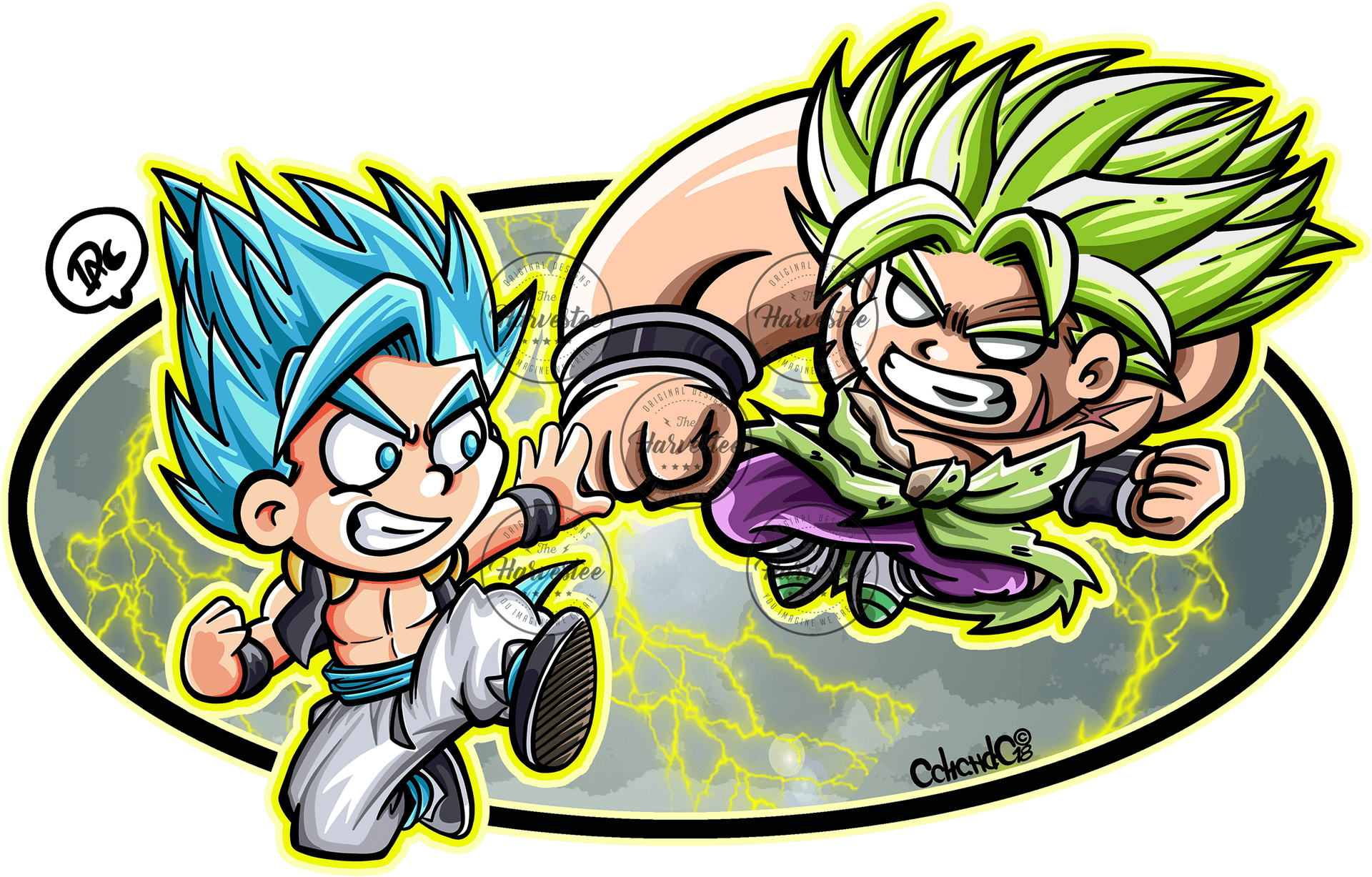 Chibi_ Saiyans_ Showdown PNG