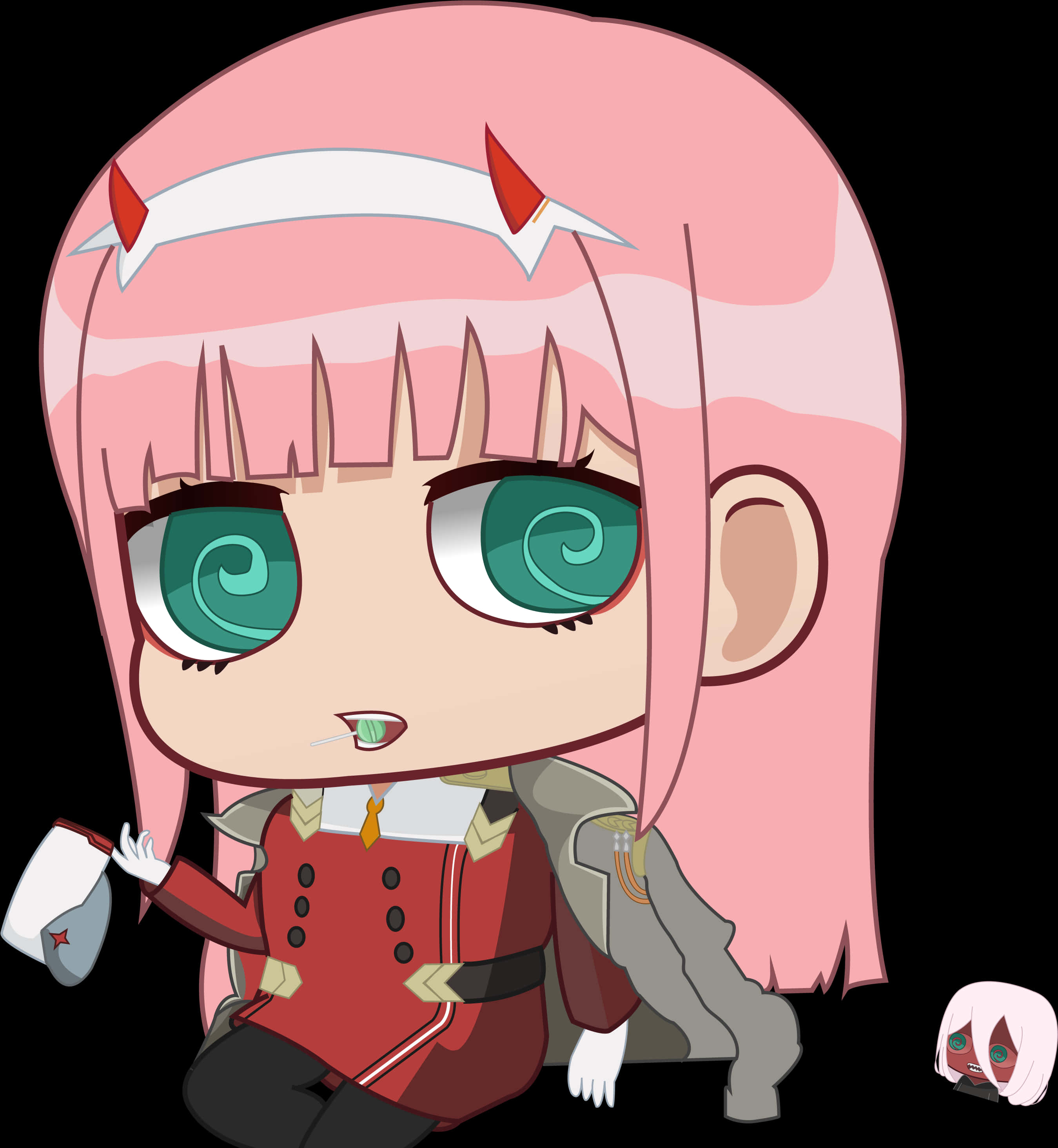 Chibi_ Zero_ Two_ Illustration.png PNG