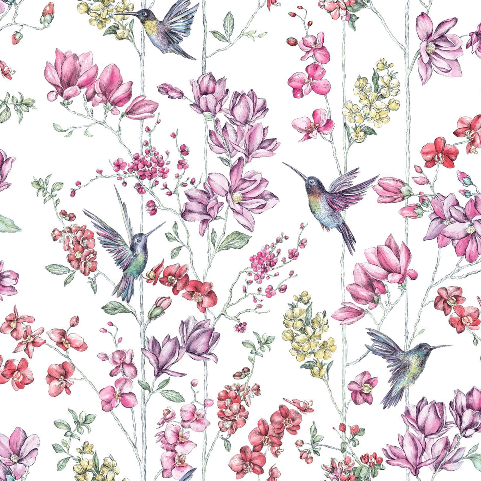 Chic Floral Wallpaper Wallpaper
