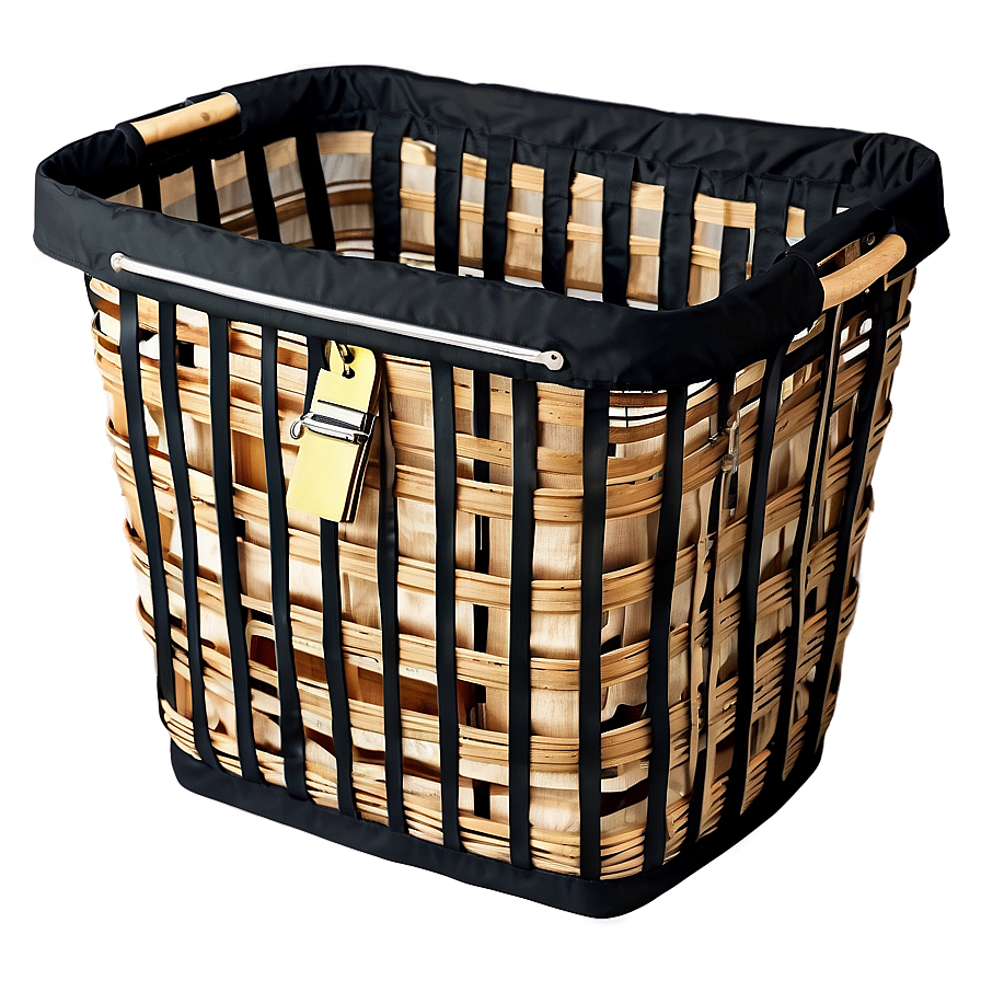 Chic Laundry Basket With Cover Png 06132024 PNG