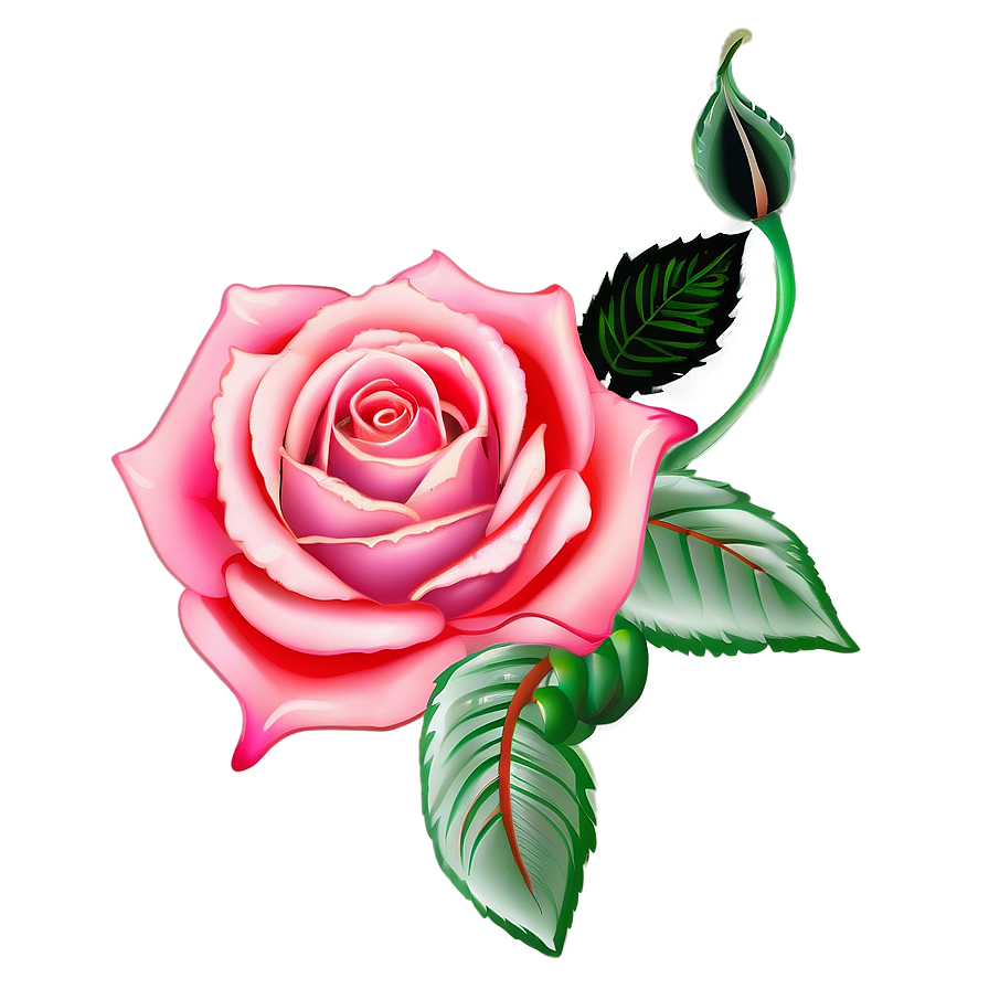 Chic Rose Tattoo Concept Png Rre98 PNG