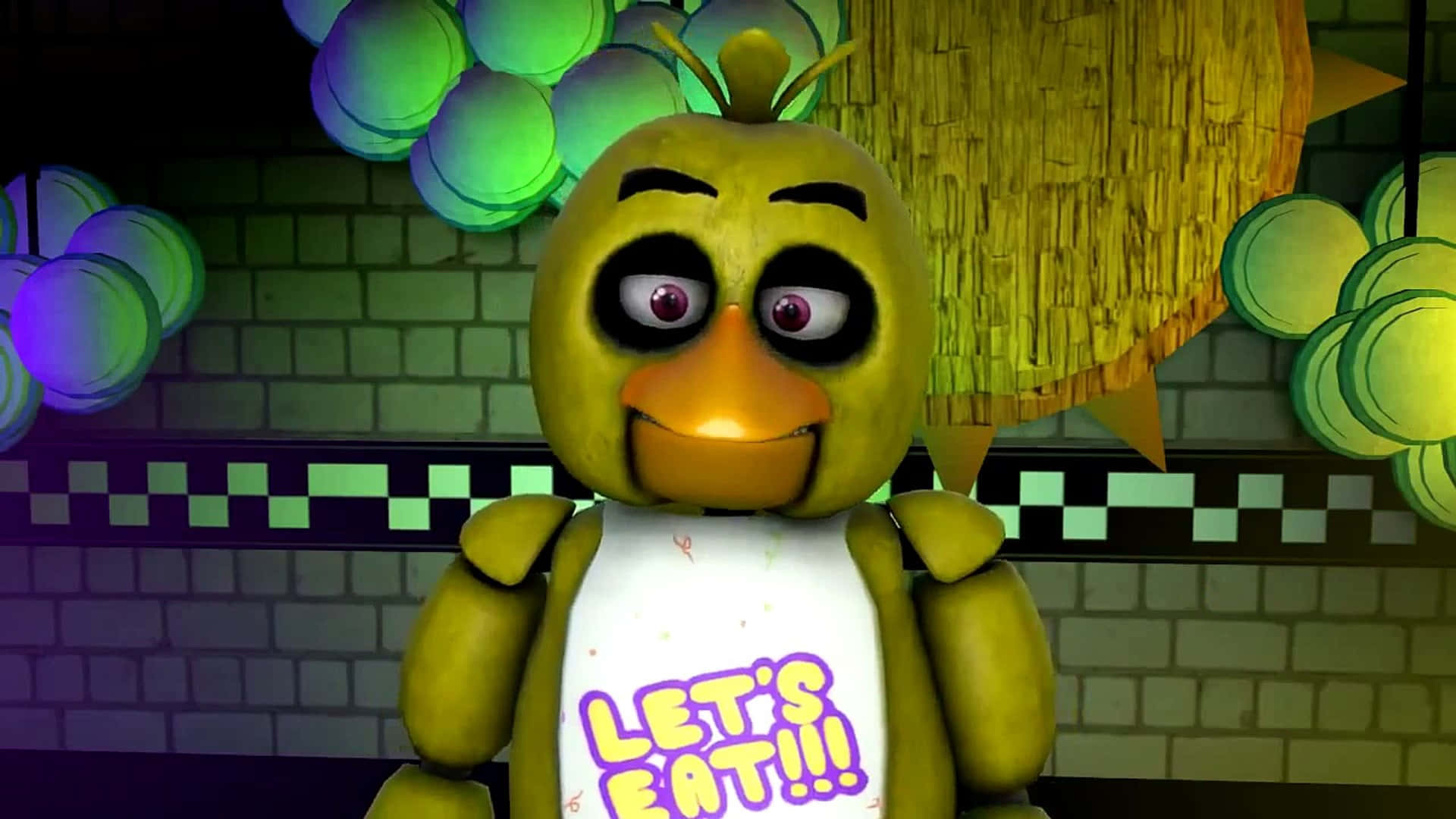 Chica the Chicken - The Charming Animatronic Character Wallpaper