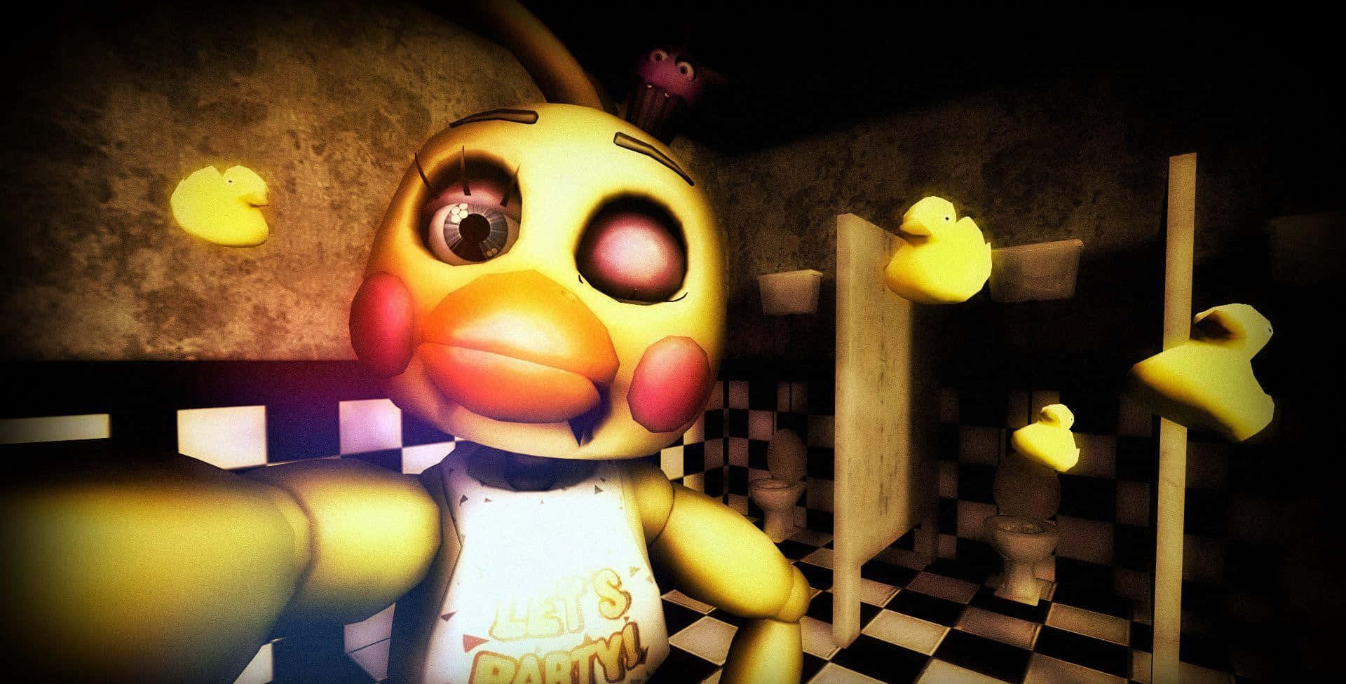 Chica The Chicken: Party Time! Wallpaper