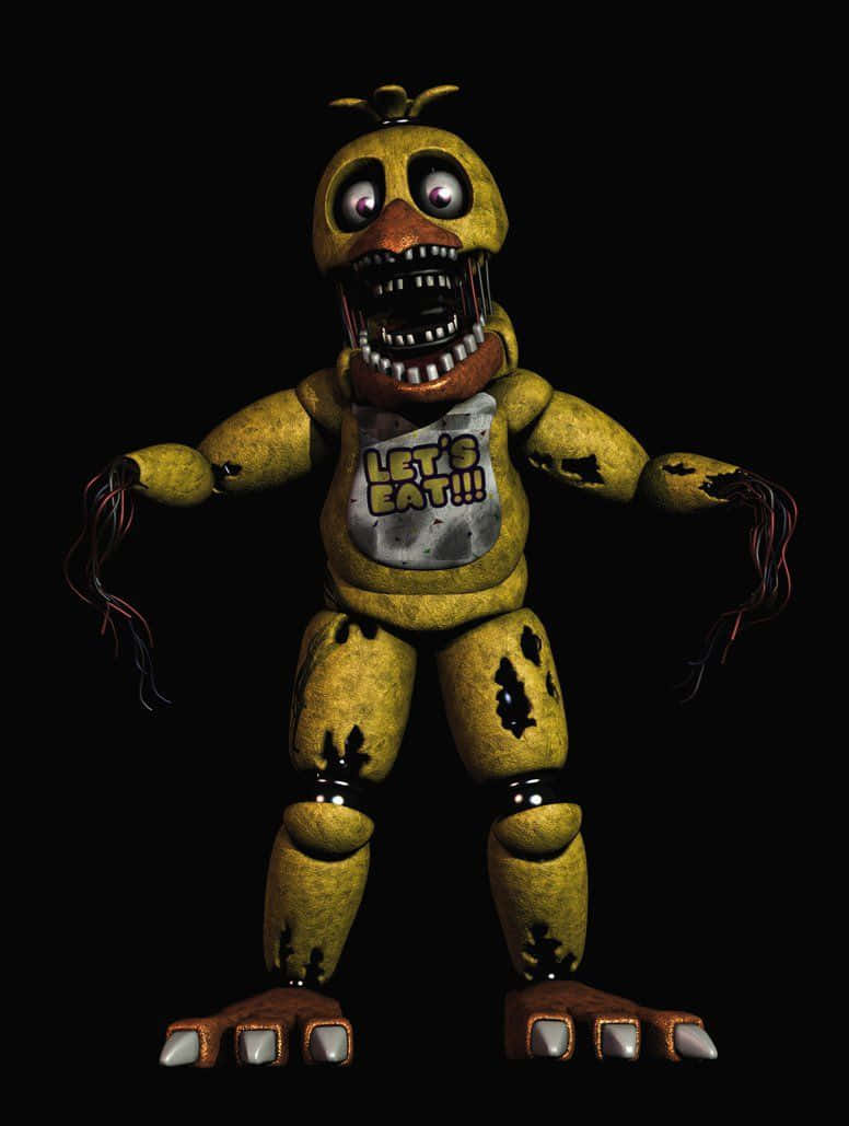 Chica the Chicken - A Classic Five Nights at Freddy's Character Wallpaper