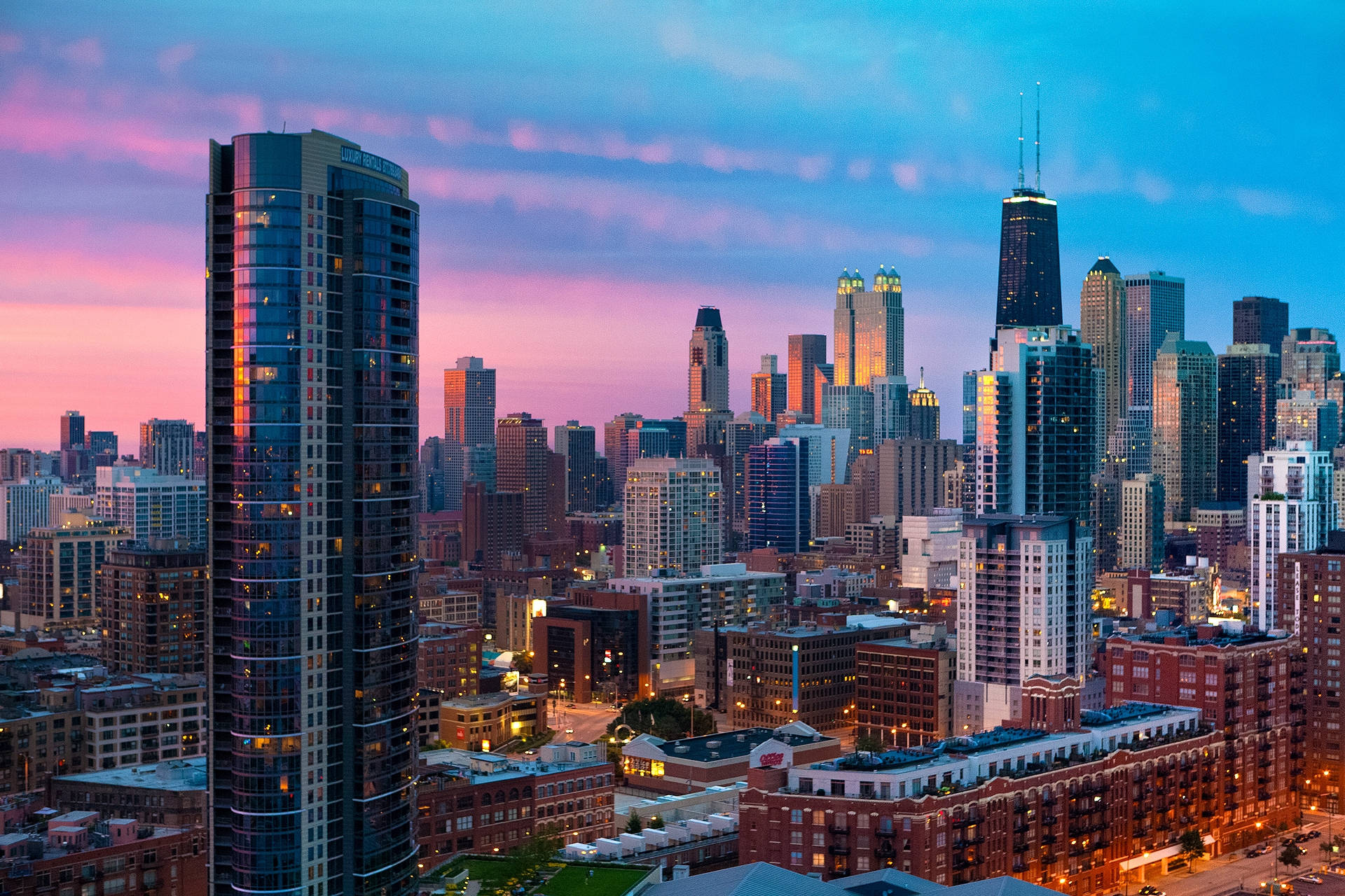 Chicago Amazing Sunset