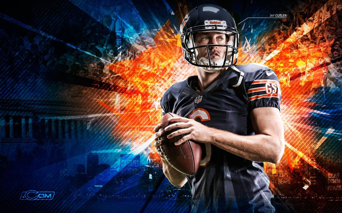 Download The Heart of Football in Chicago with the Bears Wallpaper