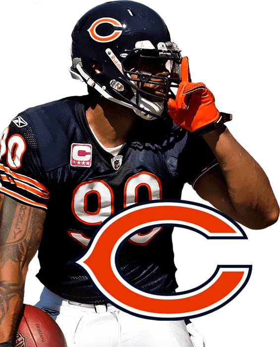 Chicago Bears Player Pose PNG