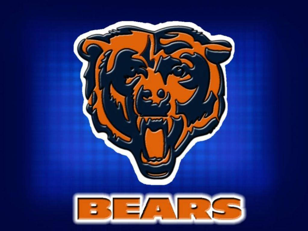 Celebrating an iconic win in Chicago Bears' blue Wallpaper
