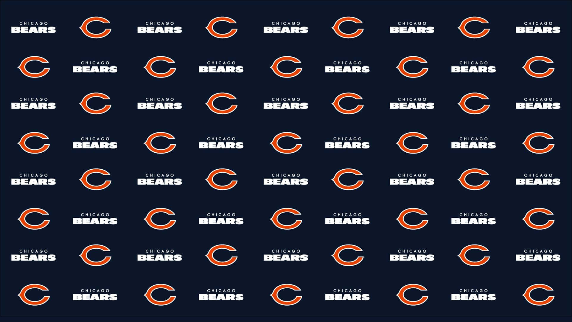 Chicago Bears Zoom Party Wallpaper