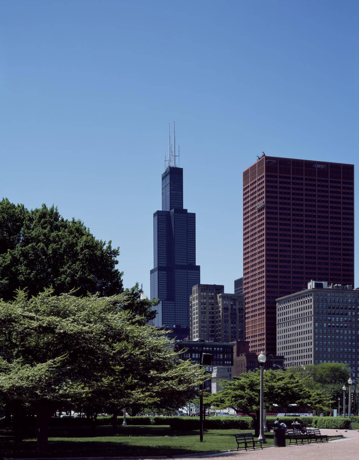 Chicago Buildings Willis Tower Wallpaper