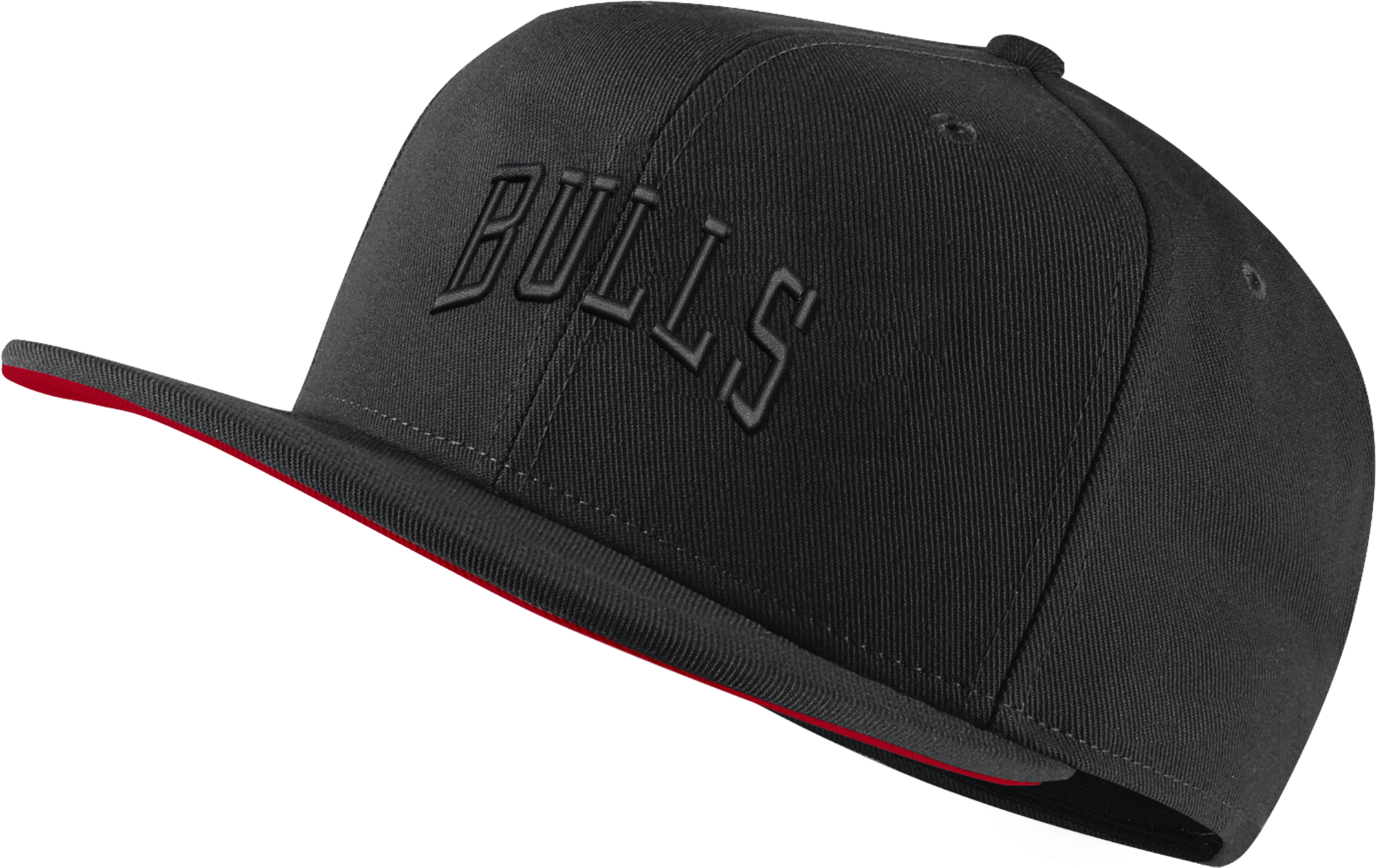 Chicago Bulls Black Cap PNG