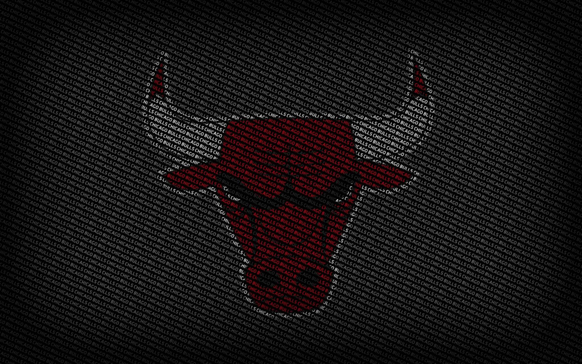 Chicago Bulls Logo Med Fint Navn Wallpaper