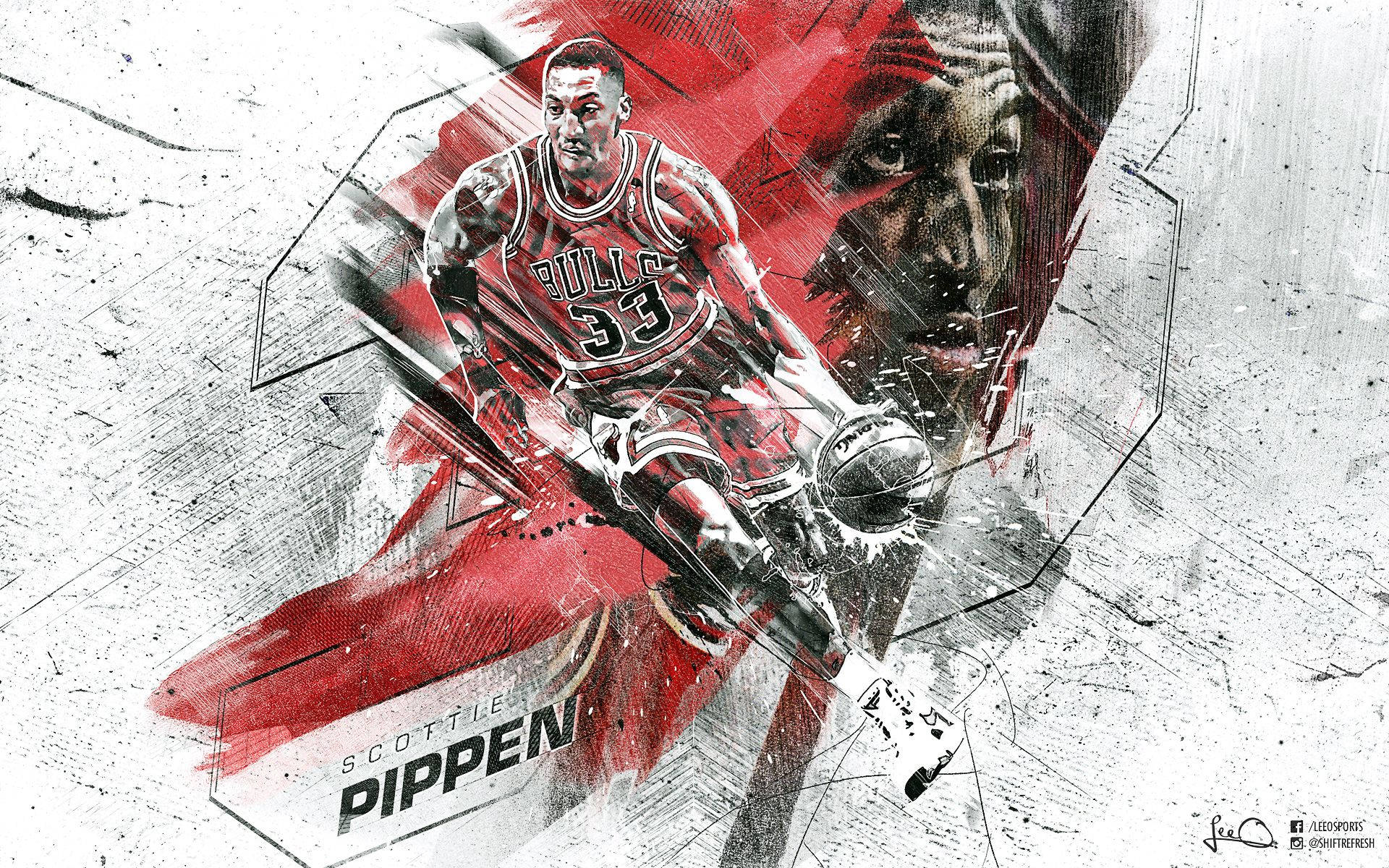 Chicago Bulls Forward Scottie Pippen Wallpaper