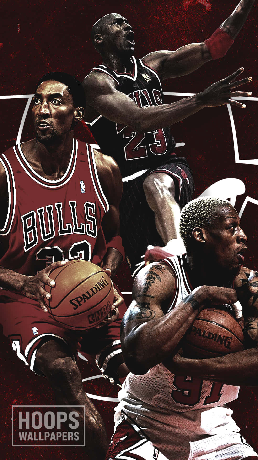 Show Your Loyalty with the Exciting Chicago Bulls iPhone Wallpaper