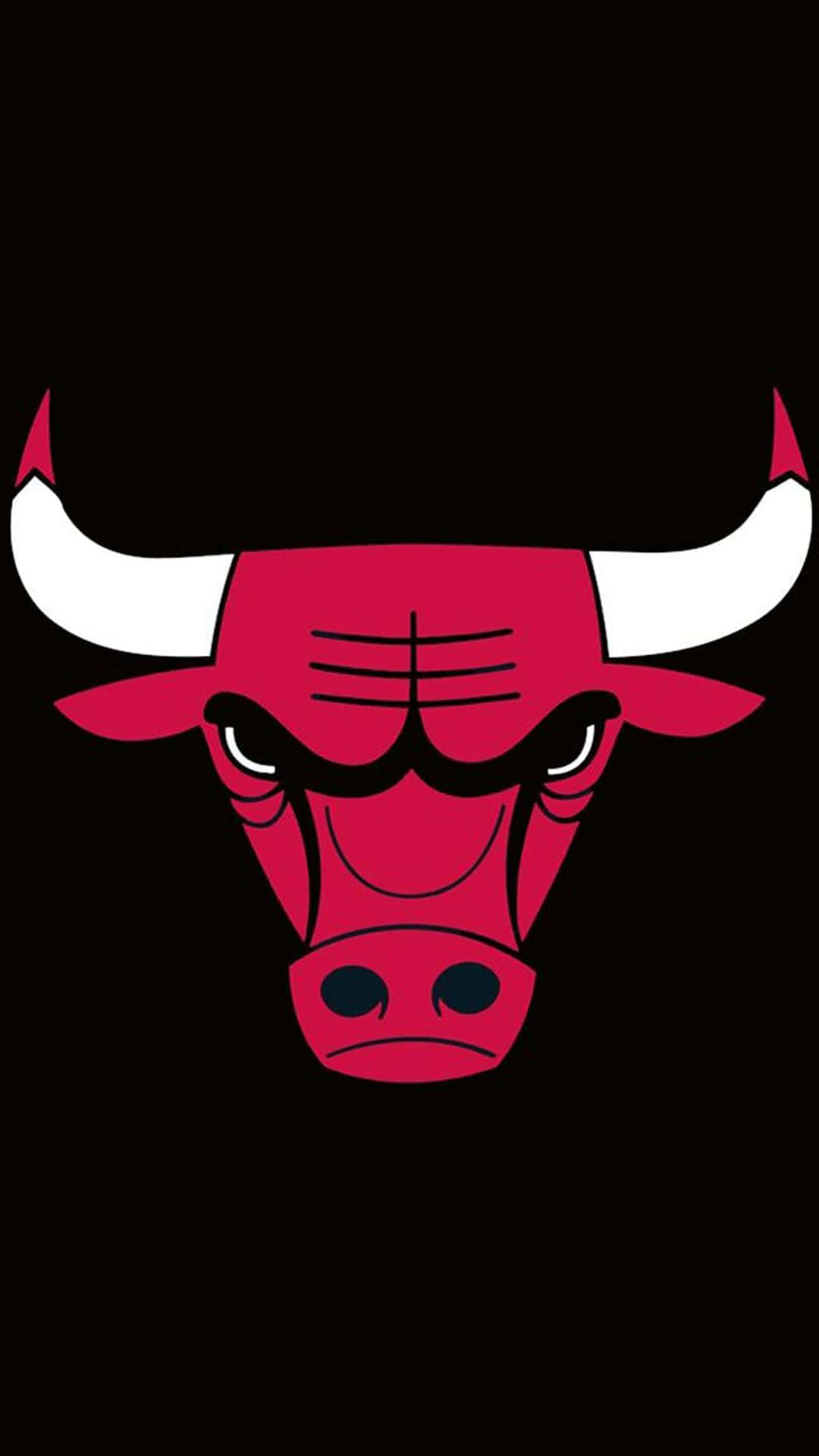 "Red for Bulls Fans: Official Chicago Bulls Iphone Background" Wallpaper