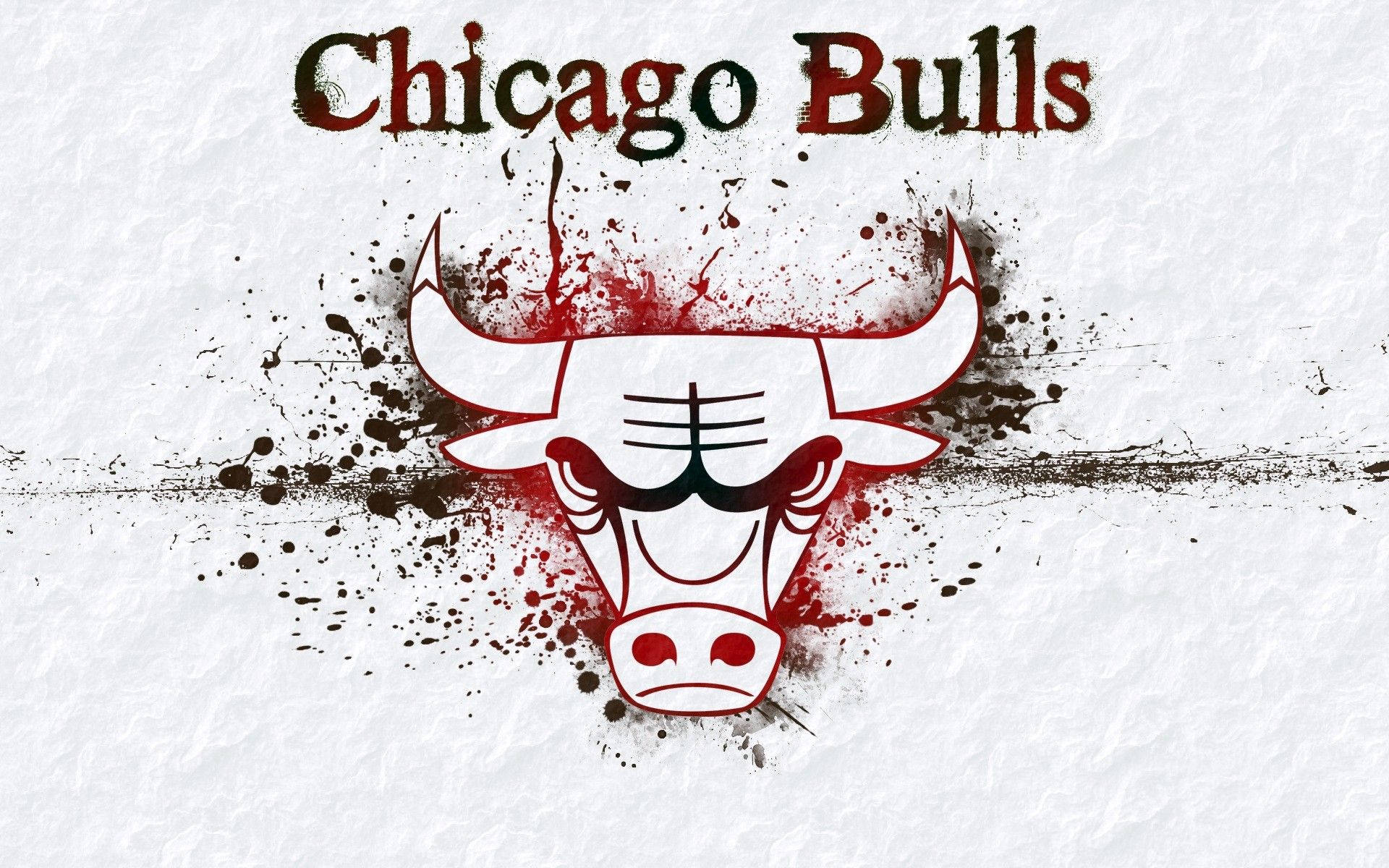 Chicago Bulls Minimalist Logo Wallpaper
