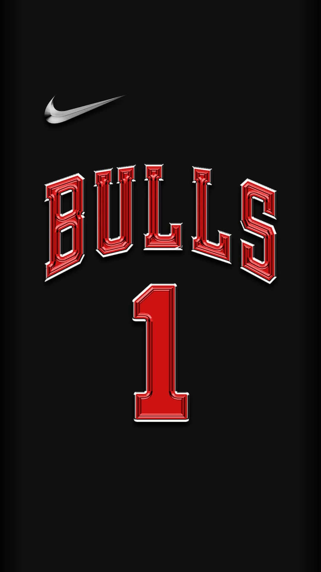 Chicago Bulls Nummer Eén Jersey Wallpaper Achtergrond