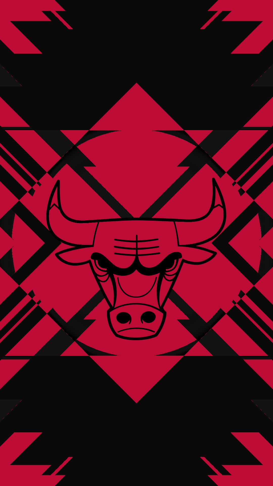 Abstrakteschicago Bulls Handy Wallpaper