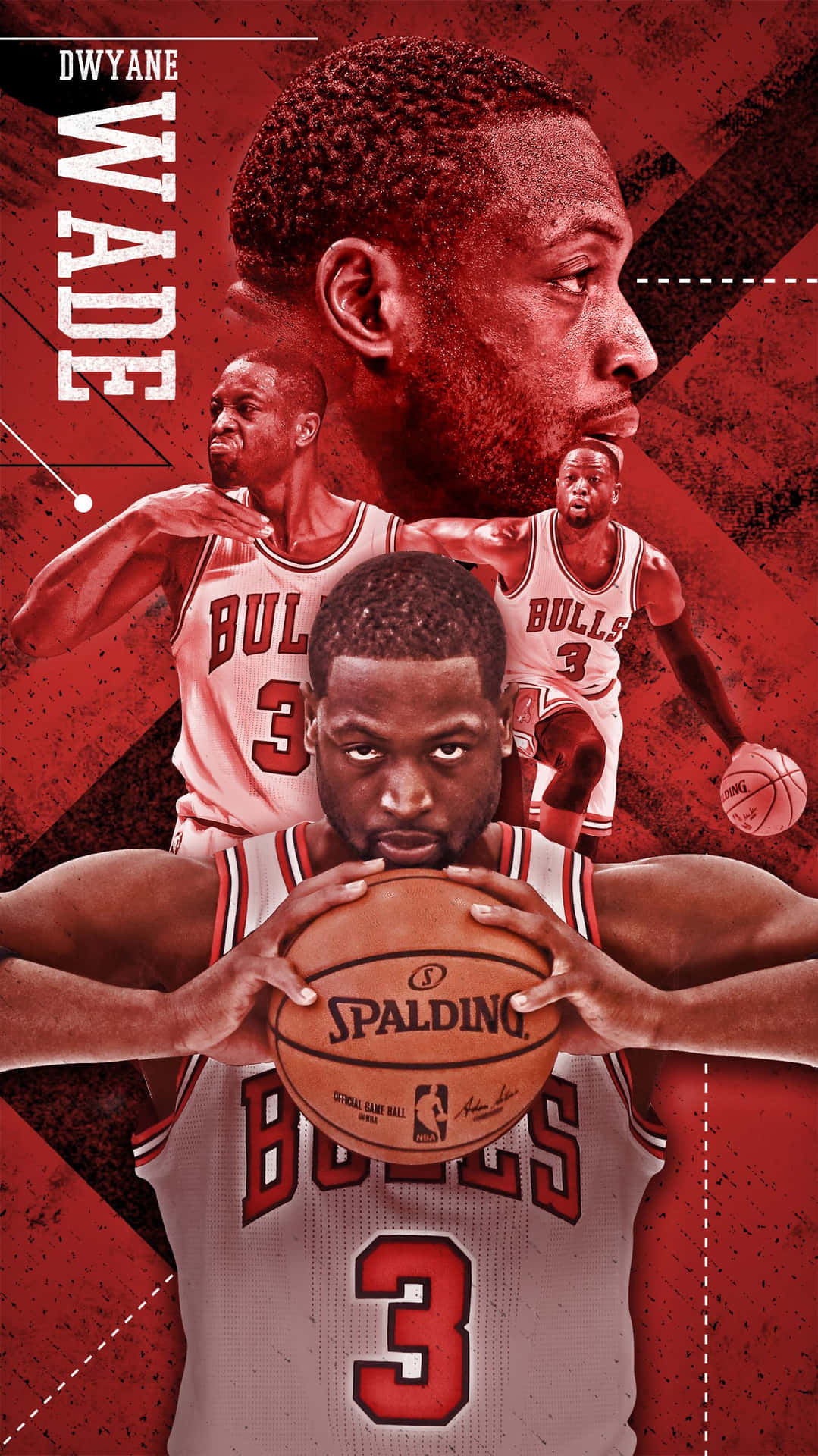 Gør dig klar til spillesteden ved at bringe din Chicago Bulls ånd til tilskuerne! Wallpaper
