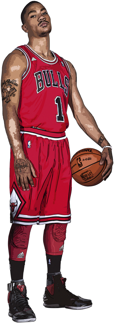 Chicago Bulls Player Number One PNG