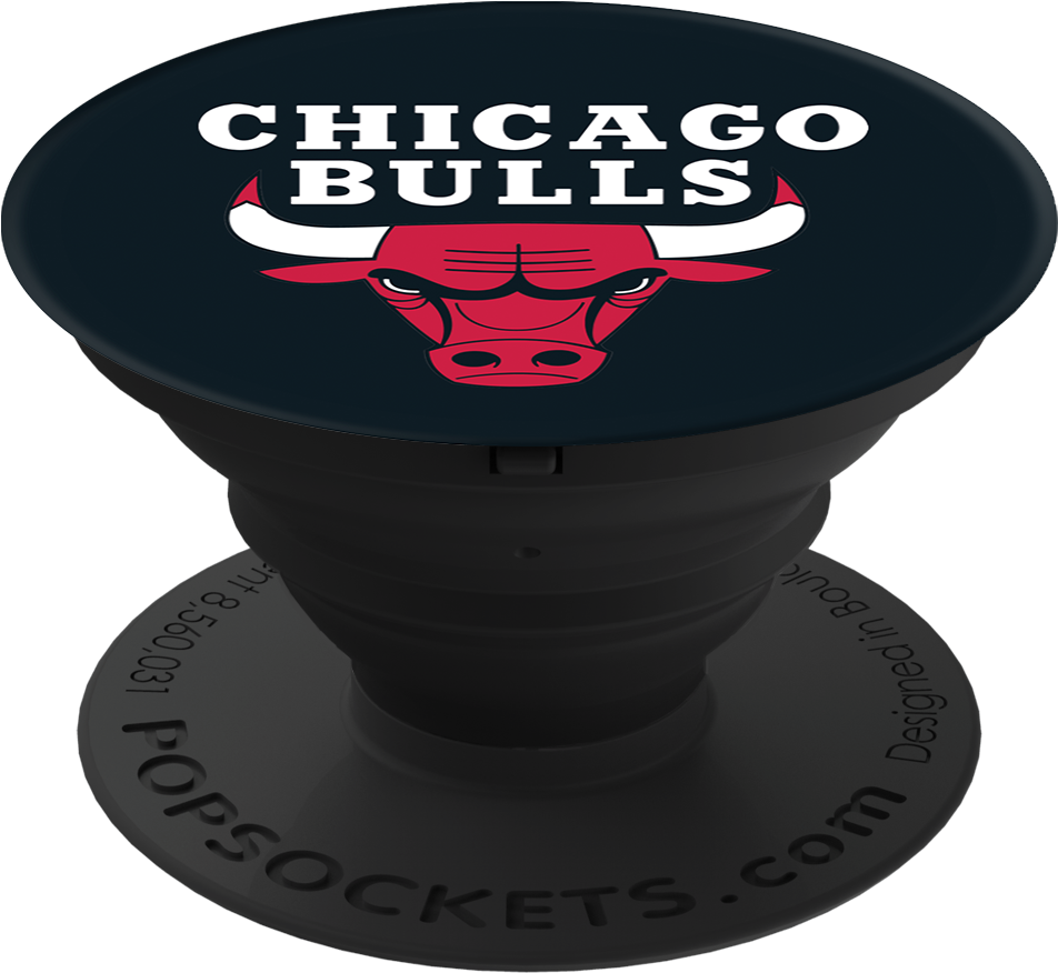 Chicago Bulls Pop Socket Design PNG
