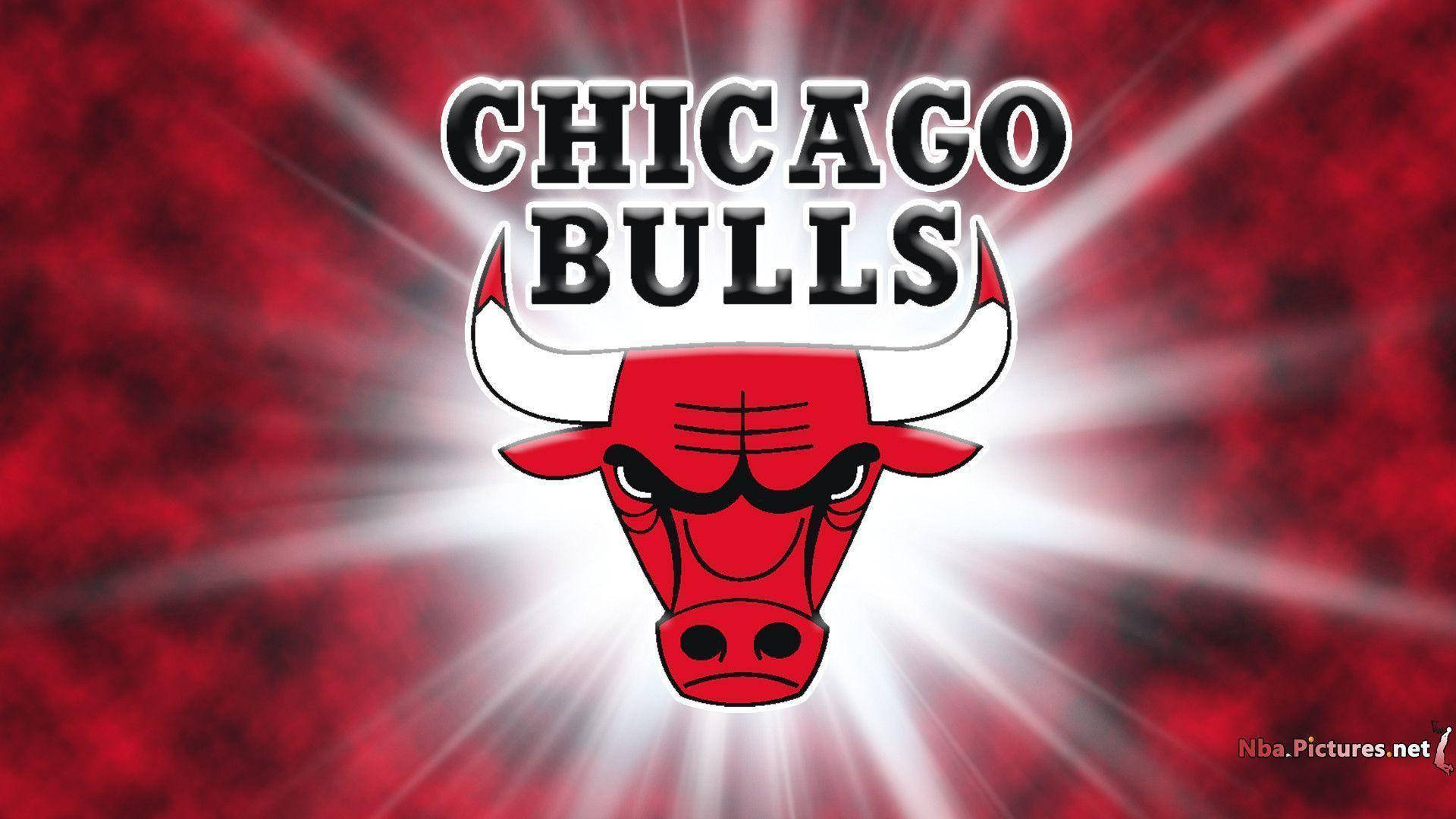 Chicago Bulls Red Cloud Logo Wallpaper