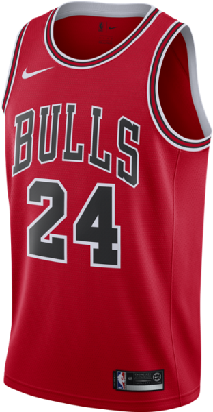 Download Chicago Bulls24 Jersey Red | Wallpapers.com