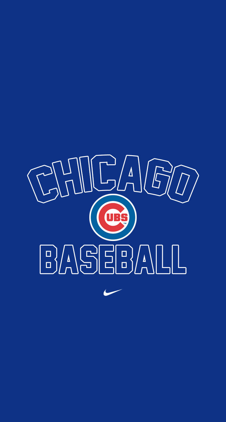 Chicago Cubs Baseball Poster Wallpaper